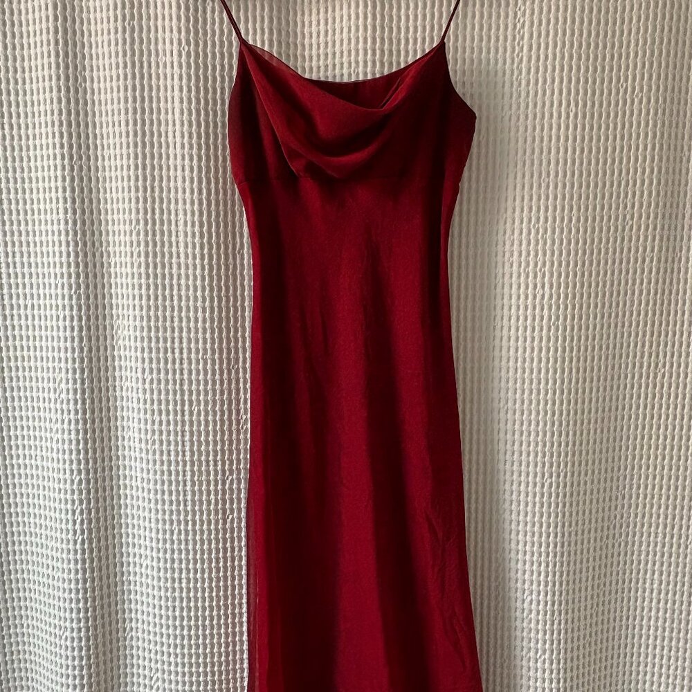 Vtg Nightway Collections y2k style red size 6 special occasion going out dress